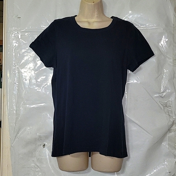TOMMY BAHAMA Round Neck T-Shirt Top Blue 100% Cotton‎ L Casual Breathable Spring - Picture 1 of 5